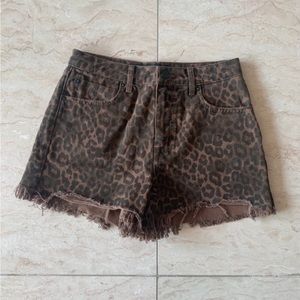 Alexander want denim shorts